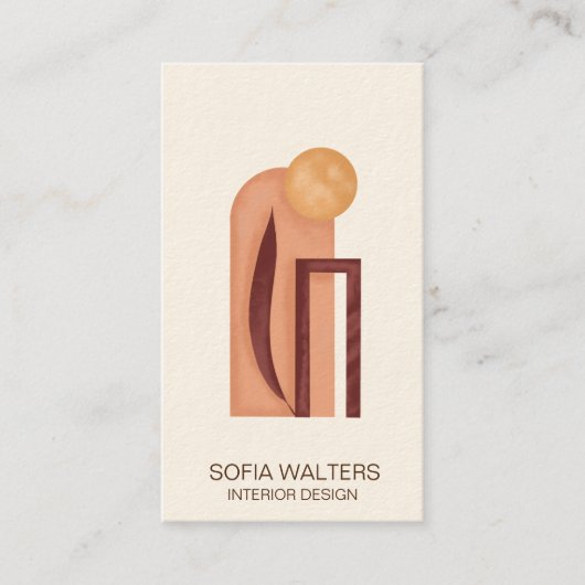 インテリアデザイナーホームステージン実在グエステート 名刺 (正面)