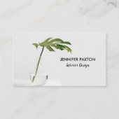 インテリアデザイナーホームデコレータシックモダン 名刺 (正面)