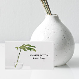 インテリアデザイナーホームデコレータシックモダン 名刺