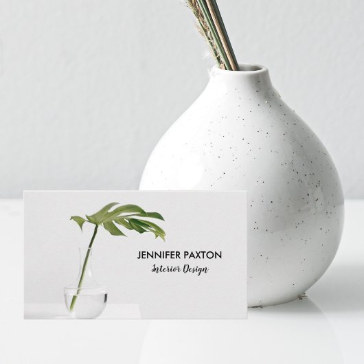 インテリアデザイナーホームデコレータシックモダン 名刺