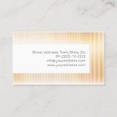 インテリアデザイナーホームデコレータライトショップカード 名刺 (裏面)