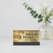 インテリアデザイナーホームデコレータ建築 名刺 (スタンド正面)