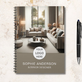 インテリアデザイナーロゴ写真 タープ ノートブック