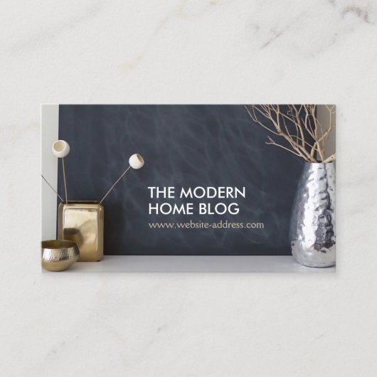 インテリアデザイナーヴィネット写真 名刺 (正面)