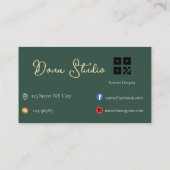 インテリアデザイナー名刺 名刺 (裏面)