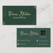 インテリアデザイナー名刺 名刺 (正面/裏面)