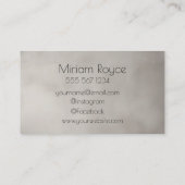 インテリアデザイナー名刺 名刺 (裏面)