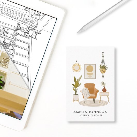 インテリアデザイナー名刺 名刺
