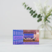 インテリアデザイナー名刺 名刺 (スタンド正面)