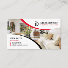 インテリアデザイナー、ミニマリスト、ハウスアレンジメント 名刺