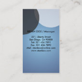 インテリアデザイナー – 名刺 (裏面)