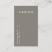 インテリアデザイナ名刺 名刺 (裏面)