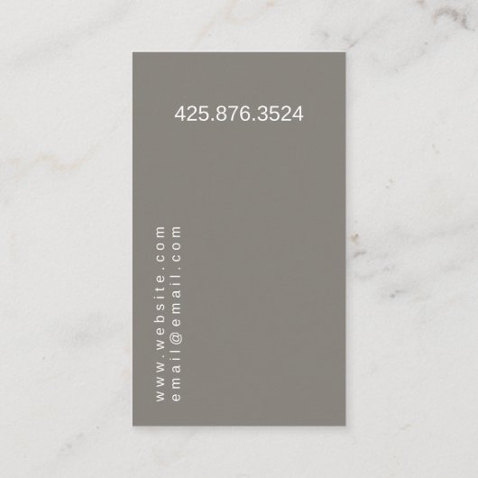 インテリアデザイナ名刺 名刺 (裏面)