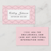 インテリアデザイナ建築スペシャリストクラシックー 名刺 (正面/裏面)