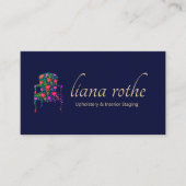 インテリアデザイフランスのナフローラ椅子型バス 名刺 (正面)