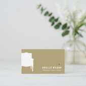 インテリアデザイフランスのナーチェア名刺 名刺 (スタンド正面)