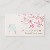 インテリアデザイフランスのン椅子のステージングデコレータ 名刺 (正面)