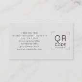 インテリアデザイモダンナーエステティック名刺 名刺 (裏面)