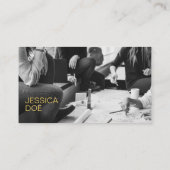 インテリアデザイモダンナーミニマリスト名刺 名刺 (裏面)