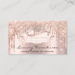 インテリアデザイユニークナー家具バラソファピンク 名刺