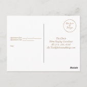 インテリアデザインポストカード ポストカード (裏面)