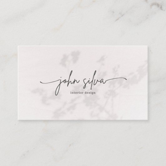 インテリアデザイン名刺 名刺 (正面)