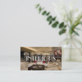 インテリアデザイン名刺 名刺 (スタンド正面)