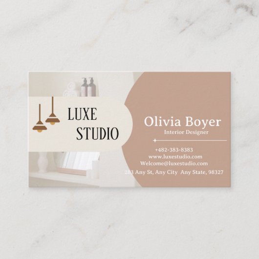 インテリアデザイン名刺 名刺 (正面)