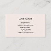 インテリアデザイン名刺 名刺 (裏面)