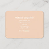 インテリアデザイン専門家 名刺 (裏面)