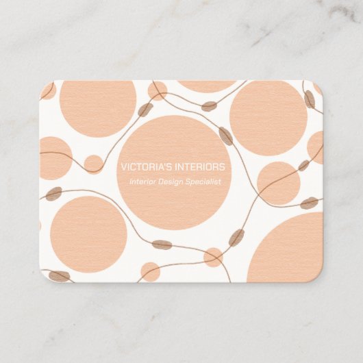 インテリアデザイン専門家 名刺 (正面)