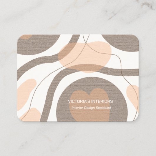 インテリアデザイン専門家 名刺 (正面)