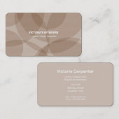 インテリアデザイン専門家 名刺 (正面/裏面)