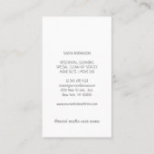 インテリアデザイン照明ランプ 名刺 (裏面)