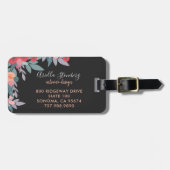 インテリアデザイ色彩の鮮やかン開花荷物タグ ラゲッジタグ (正面横)