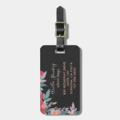 インテリアデザイ色彩の鮮やかン開花荷物タグ ラゲッジタグ (正面縦)