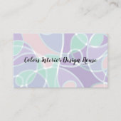 インテリアデザイ飾ナー及びそのクリエイティブ 名刺 (正面)