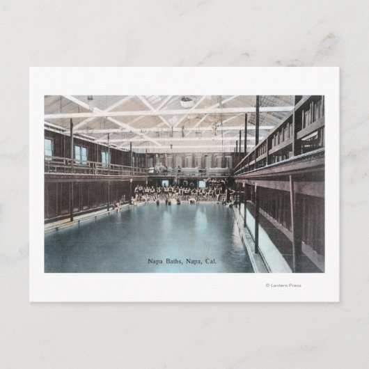 インテリアビューのナパバスナパ， CA ポストカード (正面)