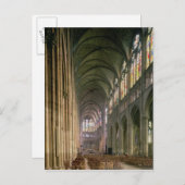 インテリアビューの下を見下ろす ポストカード (正面/裏面)