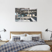 インテリアビューオブサウスサイドバンドミル キャンバスプリント (インサイチュ (寝室))