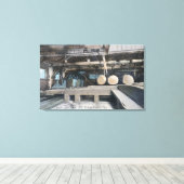 インテリアビューオブサウスサイドバンドミル キャンバスプリント (インサイチュ (ウッドフロア))