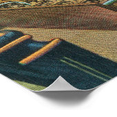 インテリアビューオブサンセットボーリングセンター ポスター (角)