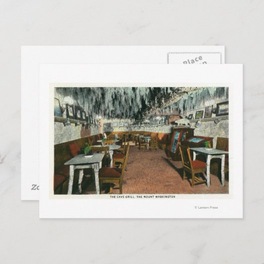 インテリアビューオブザケイブグリル ポストカード (正面/裏面)