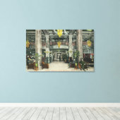 インテリアビューオブザホテルロチェスターロビー キャンバスプリント (インサイチュ (ウッドフロア))