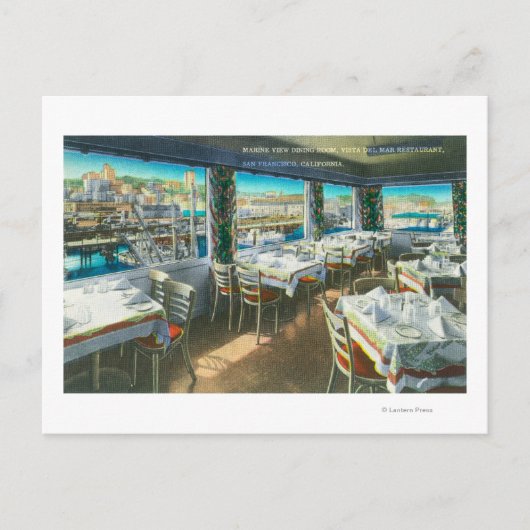 インテリアビューオブザヴィスタデルマールレストラン ポストカード (正面)