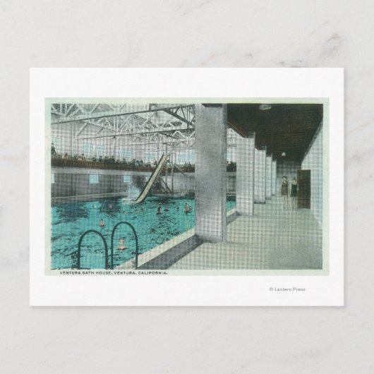 インテリアビューオブザヴェンチュラバスハウス ポストカード (正面)
