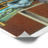 インテリアビュー深い海水族館 ポスター (角)