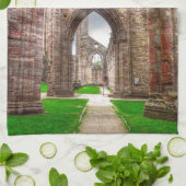 インテリアビューAncient Tintern Abbey Wales, UK キッチンタオル (折り畳み)