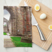インテリアビューAncient Tintern Abbey Wales, UK キッチンタオル (四つ折り)