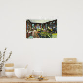 インテリアビューFDRリビングルーム ポスター (キッチン)